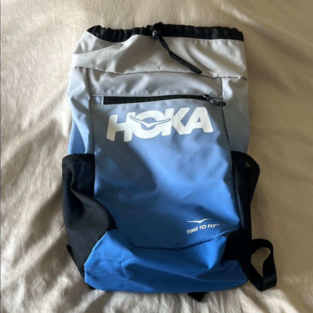 HOKA Blue and Gray Men's Bag